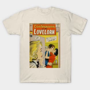 Vintage Romance Comic Book Cover - Confessions of the Lovelorn T-Shirt